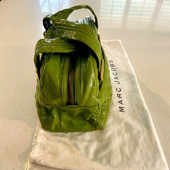 Marc Jacobs Large Goat Leather Bowler - Moss Green - Picture 3 of 7